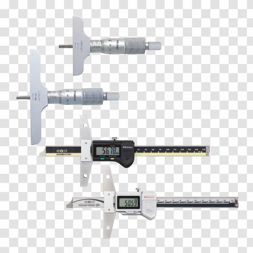 Calipers Mitutoyo Measuring Instrument Micrometer Measurement - Hardware Transparent PNG
