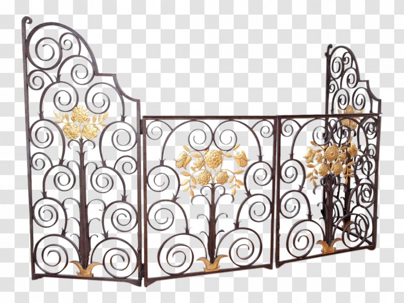 Wrought Iron Gate Material Steel - Furniture Transparent PNG
