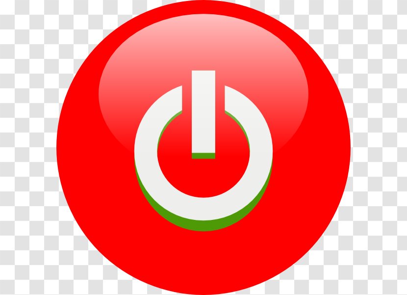 Clip Art Power Symbol Button - Trademark - Government Transparent PNG