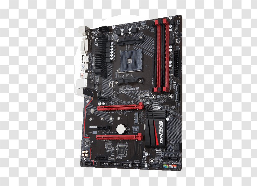 Socket AM4 Gigabyte GA-AB350-Gaming 3 ATX Motherboard Ryzen - B350 Am4 Motherboards Transparent PNG