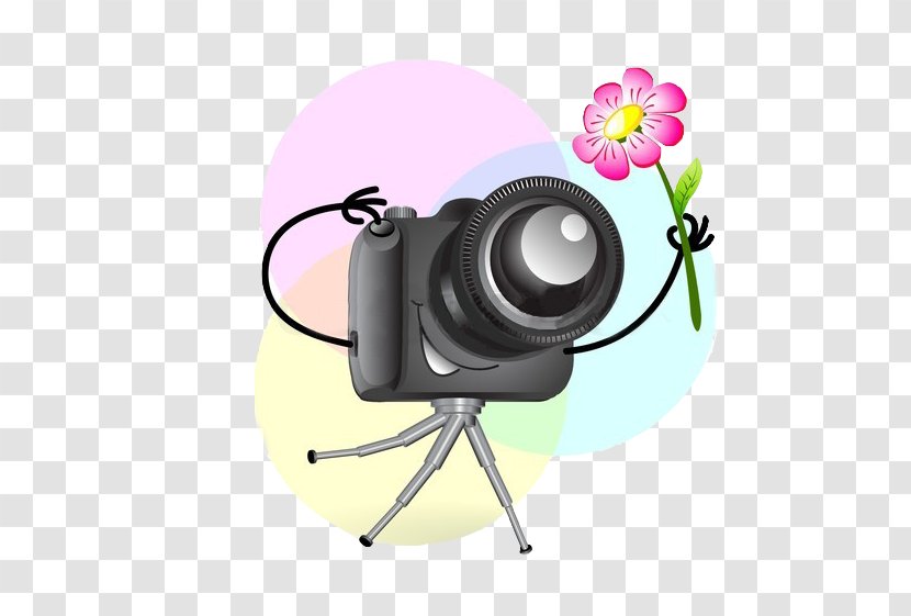 Royalty-free Drawing Camera Clip Art - Flower Transparent PNG