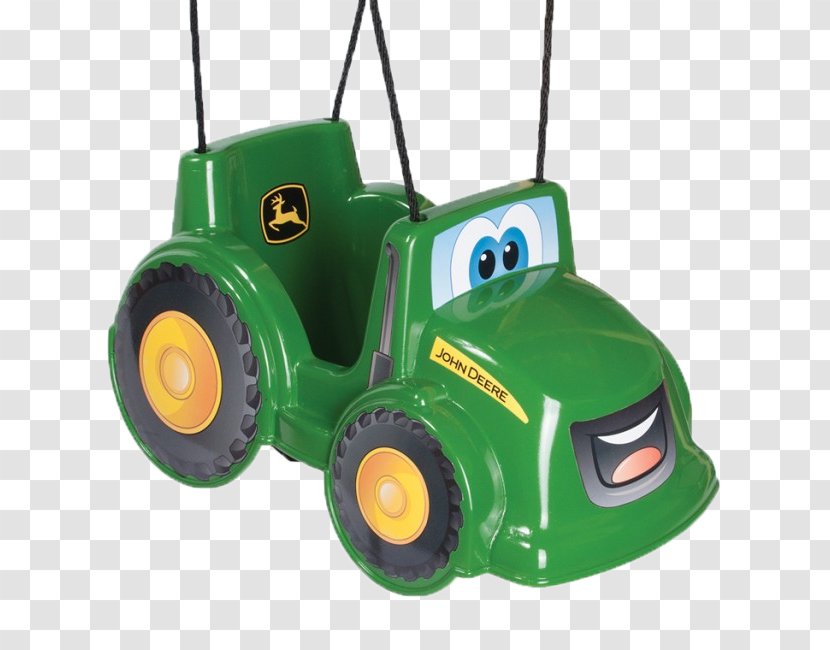 John Deere Johnny Tractor Swing Child - Model Car Transparent PNG