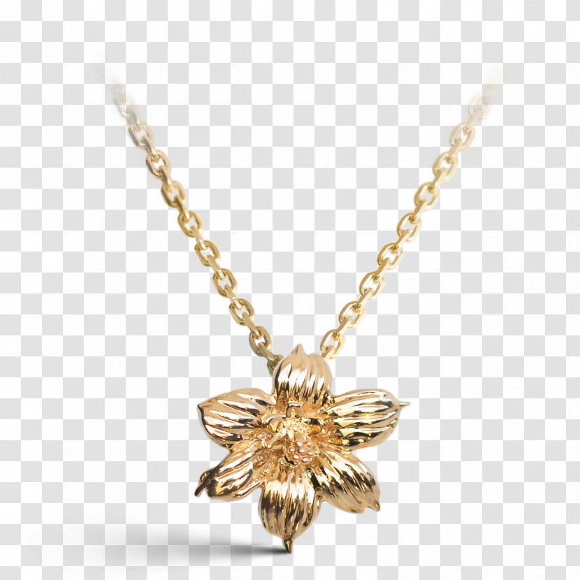 Earring Charms & Pendants Necklace Jewellery Diamond - Bracelets Floral Gold Transparent PNG