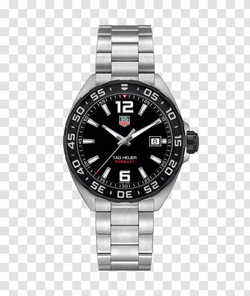 TAG Heuer Men's Formula 1 Watch Quartz Clock Carrera Calibre 5 - Accessory Transparent PNG