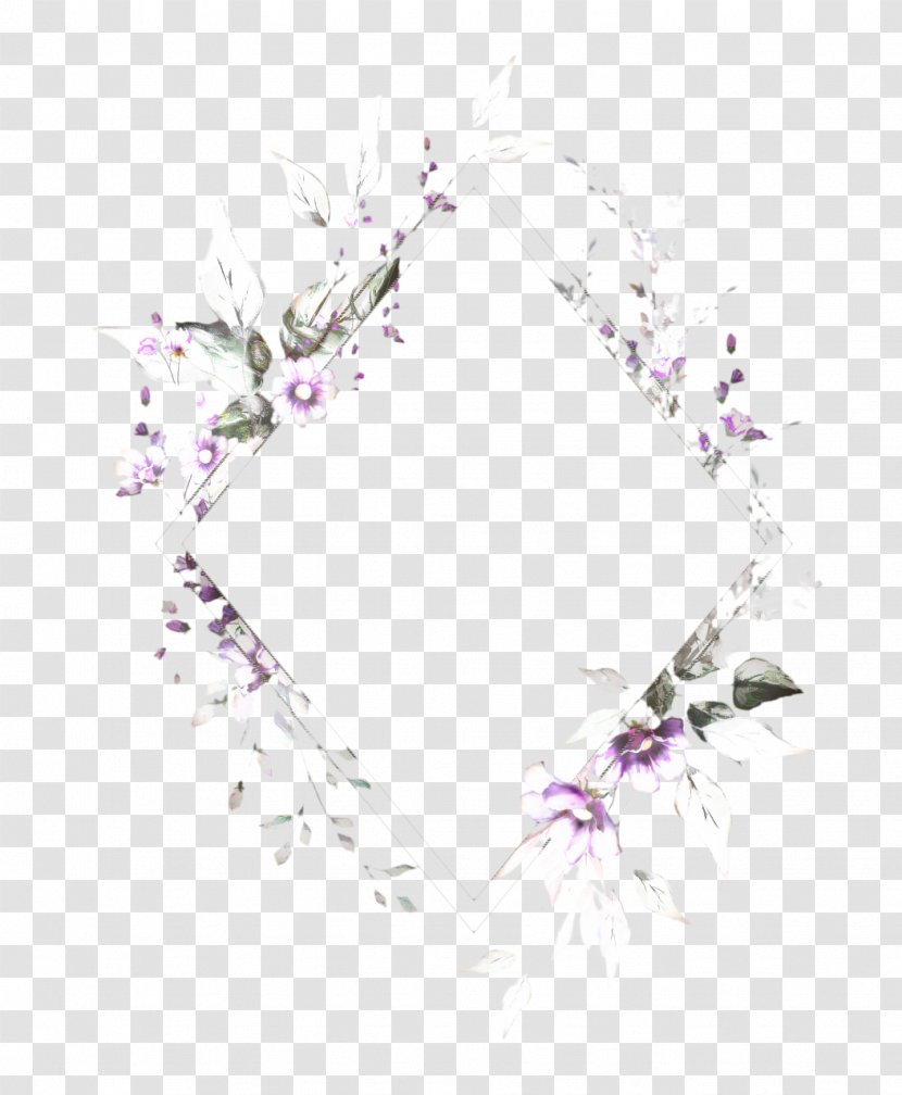 Watercolor Floral Background - Lavender - Lilac Transparent PNG