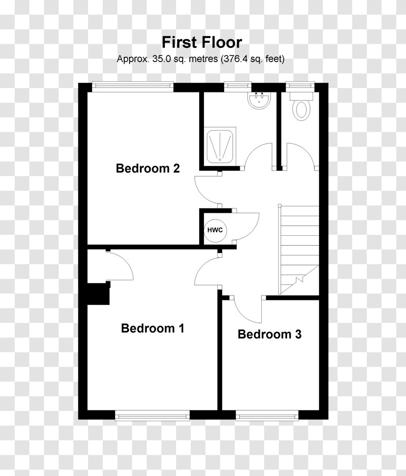 Floor Plan Window House Storey - Diagram Transparent PNG