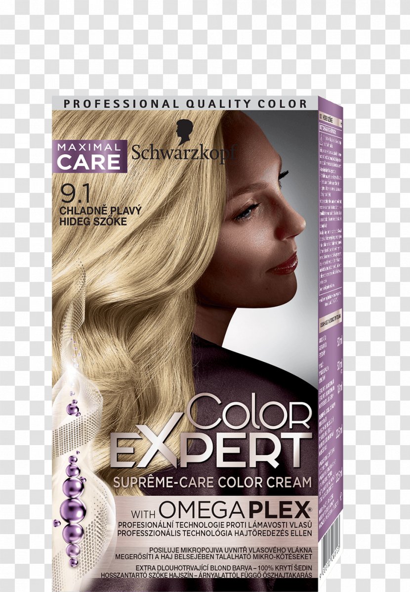 Hair Coloring Schwarzkopf Human Color Blond - Care Transparent PNG