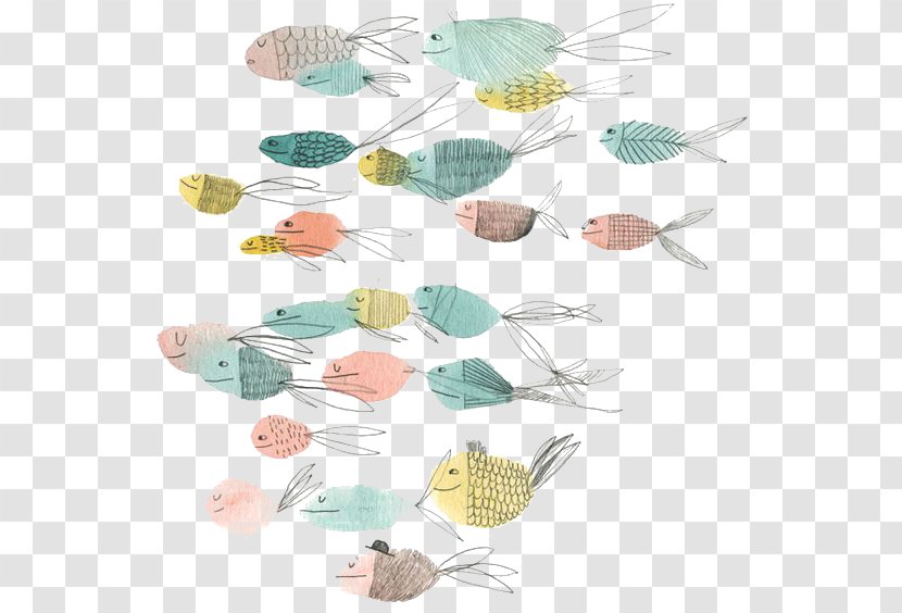 Fish Art Drawing Illustration - Cartoon Transparent PNG