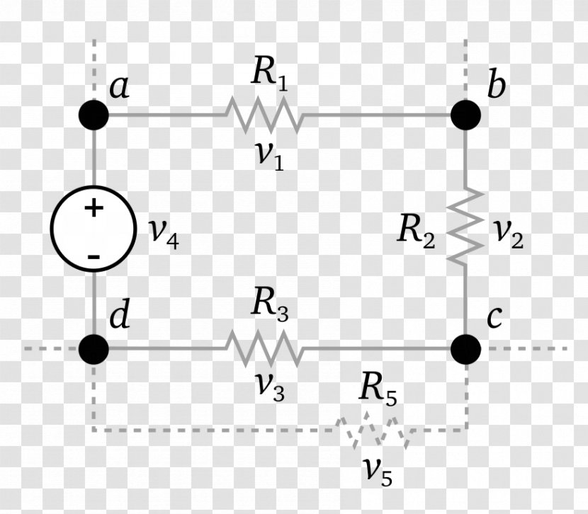 Kirchhoff's Circuit Laws Electric Potential Difference Electrical Network Ohm's Law Node - Triangle - Voltage Vapin' Transparent PNG