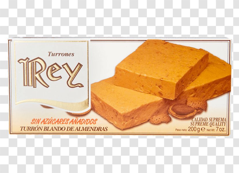 Turrón Processed Cheese Flavor - Almendras Transparent PNG