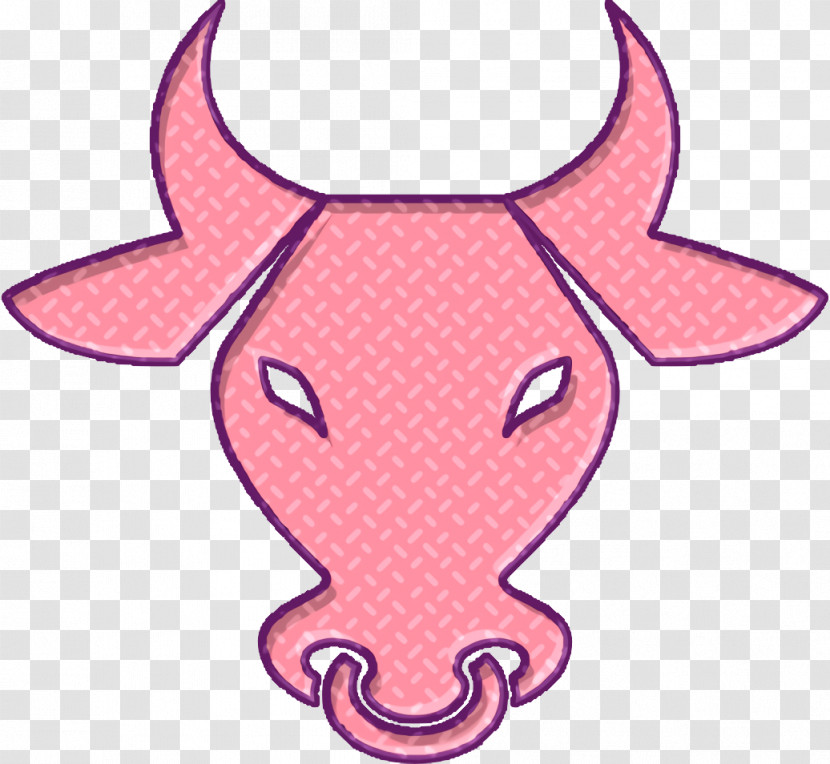 Animals Icon Bull Icon Bull Frontal Head Icon Transparent PNG