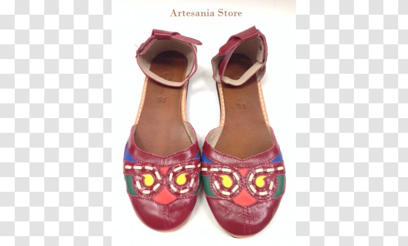 Sandal Leather Red Color Handicraft - Beige Transparent PNG