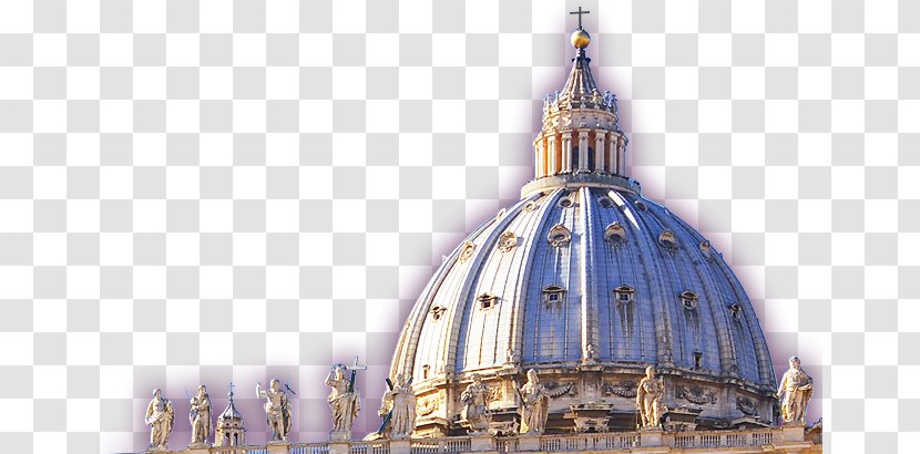 St. Peter's Basilica Square Medieval Architecture Dome - Facade - Cathedral Transparent PNG