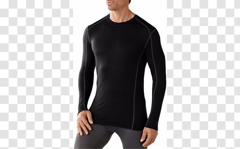 T-shirt Hoodie Merino Smartwool Sleeve - Long Underwear Transparent PNG