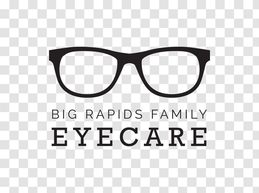 Sunglasses Logo Big Rapids Family Eyecare Goggles - Black Transparent PNG