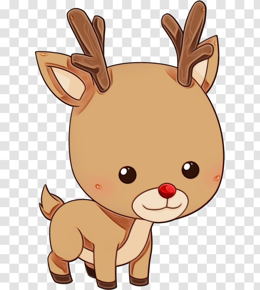 Reindeer - Paint - Fawn Tail Transparent PNG