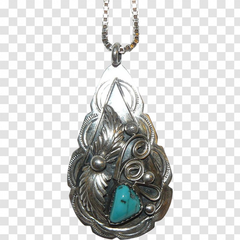 Locket Turquoise Jewellery Necklace Transparent PNG