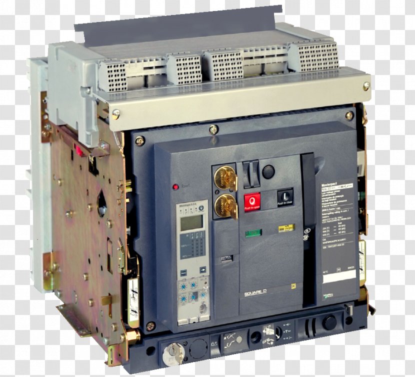 Circuit Breaker Schneider Electric Electronics Merlin Gerin Square D - Ampacity - Pact Transparent PNG