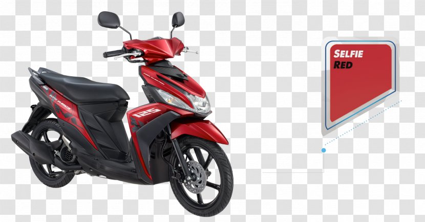 Scooter Yamaha Mio Motor Company Motorcycle PT. Indonesia Manufacturing - Vehicle - Suzuki Transparent PNG