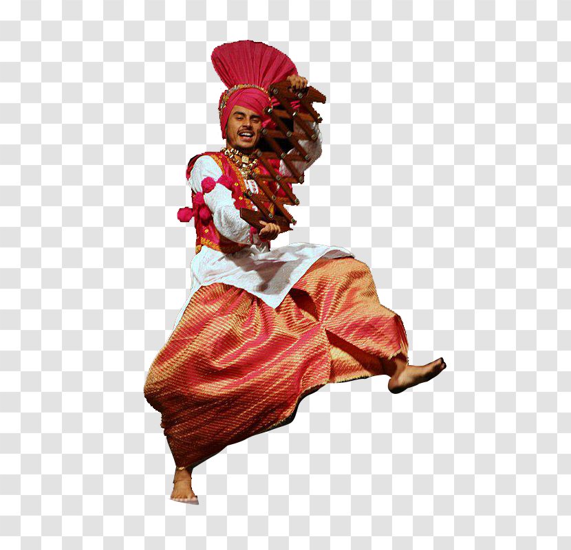 Bhangra Folk Dances Of Punjab Punjabi Language - Dancer Transparent PNG