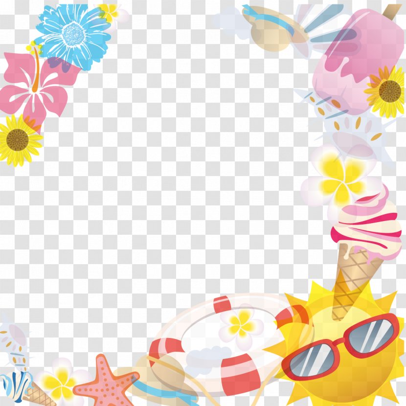 Summer Clip Art - Material - Creative Vacation Transparent PNG