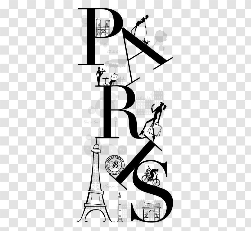 Eiffel Tower Printed T-shirt Top Clothing - Paris - PARIS Transparent PNG