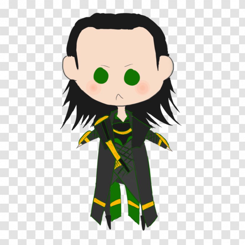 Green Legendary Creature Clip Art - Black Hair - Mischief Transparent PNG