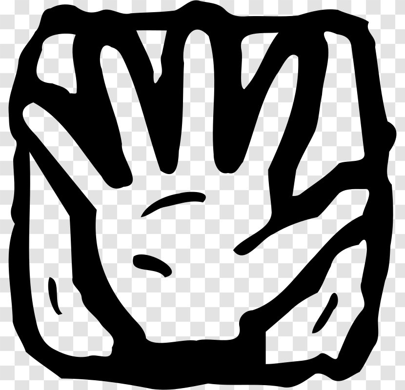 Index Finger Finger-counting Clip Art - Head - Five Fingers Transparent PNG