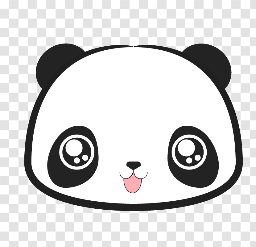 Giant Panda Happy Drawing Image Painting - Snout Transparent PNG