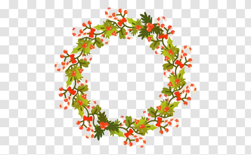 Vector Graphics Clip Art Wreath Christmas Day - Plant Transparent PNG