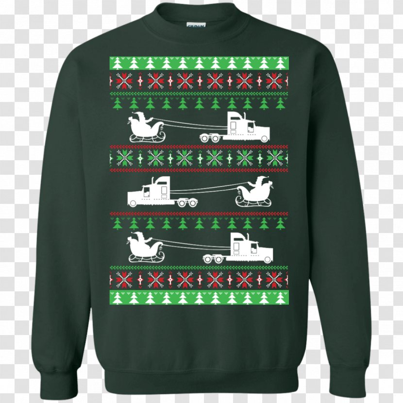 T-shirt Christmas Jumper Hoodie Sweater - Tshirt Transparent PNG