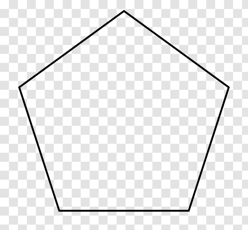 Pentagon Shape Geometry Parallelogram Coloring Book - Symmetry Transparent PNG