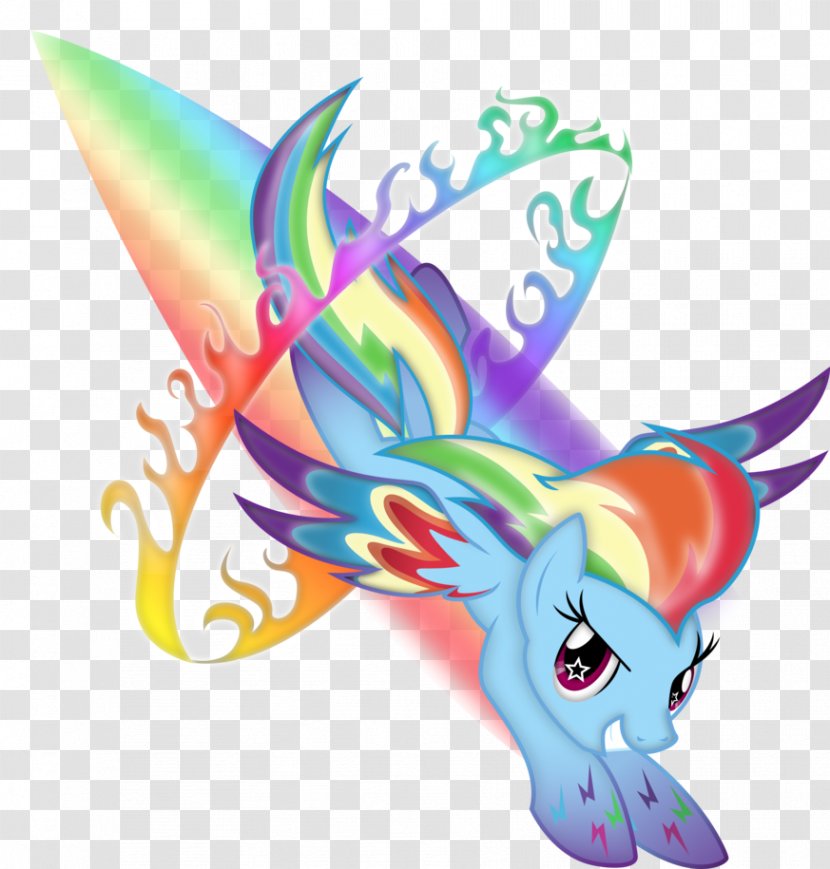My Little Pony Rainbow Dash Animation - Silhouette - Caution Frame Transparent PNG