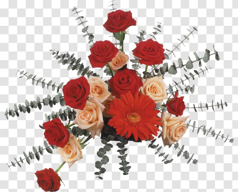 Garden Roses Flower Bouquet Clip Art - Floral Design - Of Flowers Transparent PNG