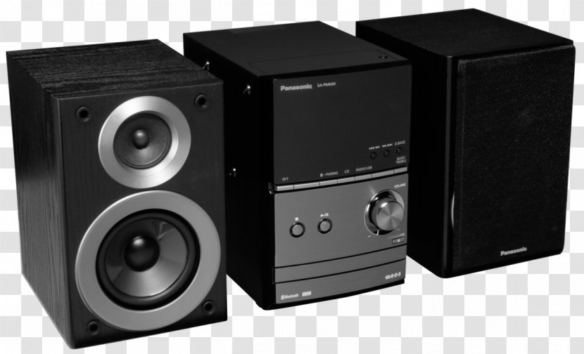Computer Speakers Panasonic SC-PM602EG Audio System Bluetooth DAB+ SC-HC1040 High Fidelity Loudspeaker - Silhouette - Philips Sound Set Transparent PNG