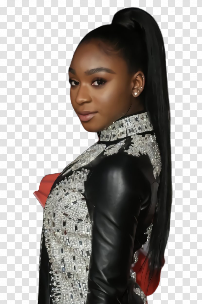 Normani - Hair - Leather Jacket Photo Shoot Transparent PNG