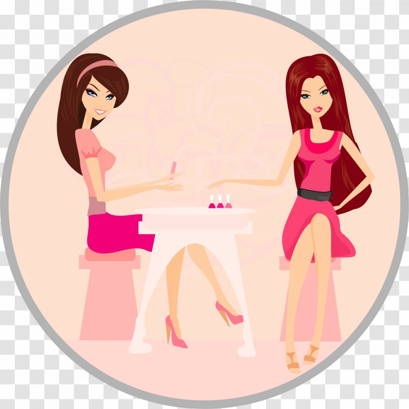 Manicure Beauty Parlour Cartoon Clip Art - Hairdresser Transparent PNG