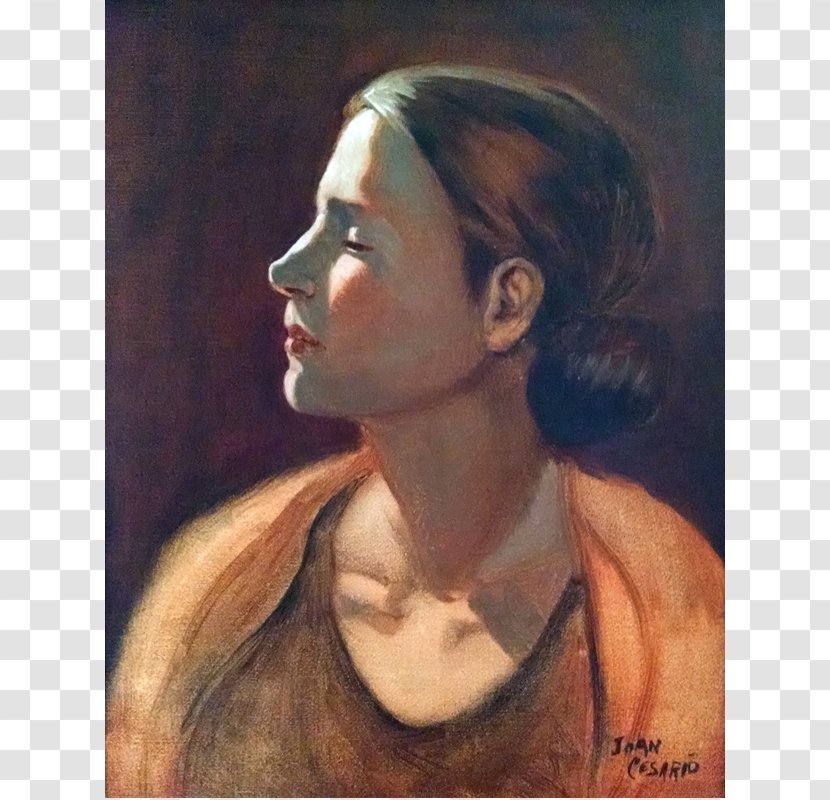 Chin Modern Art Architecture Self-portrait - Watercolor Female Transparent PNG