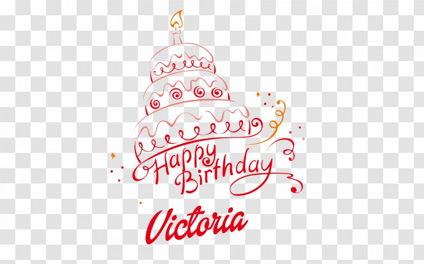 Birthday Cake Wedding Happy To You - Christmas Tree Transparent PNG
