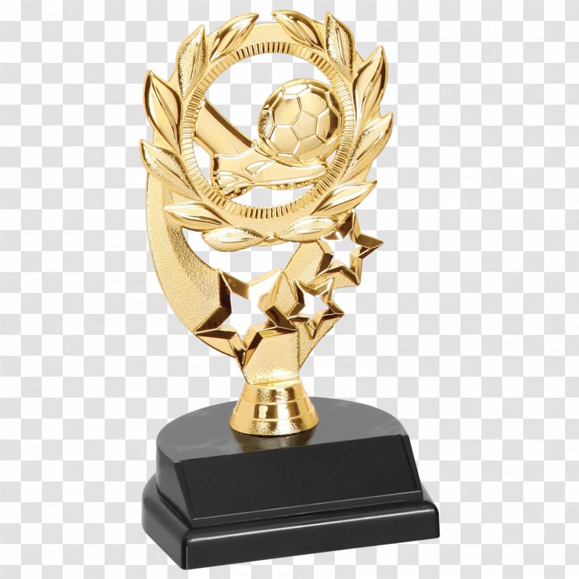 Trophy Competition Wreath Football - Gold Transparent PNG