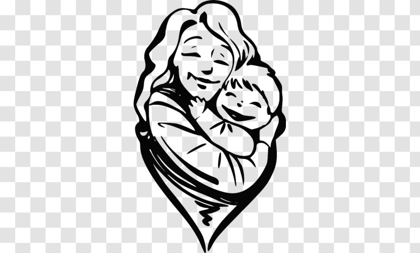 Drawing Coloring Book Infant Mother Child - Frame Transparent PNG