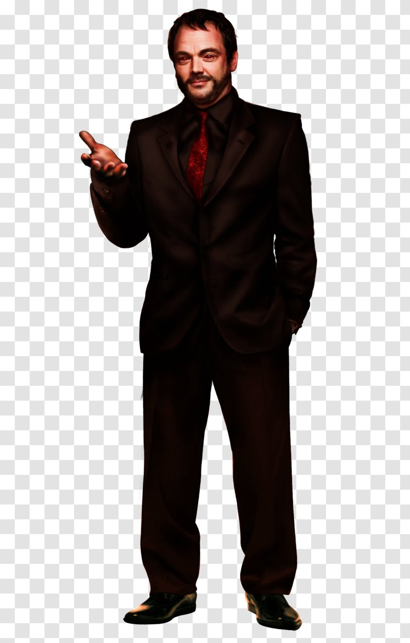 Mark Sheppard Supernatural Crowley Castiel Dean Winchester - Businessperson Transparent PNG
