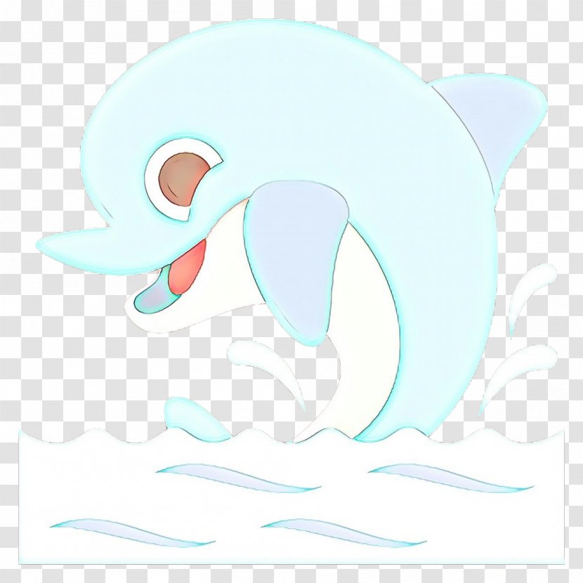 Fish Cartoon - Marine Mammal - Aqua Transparent PNG