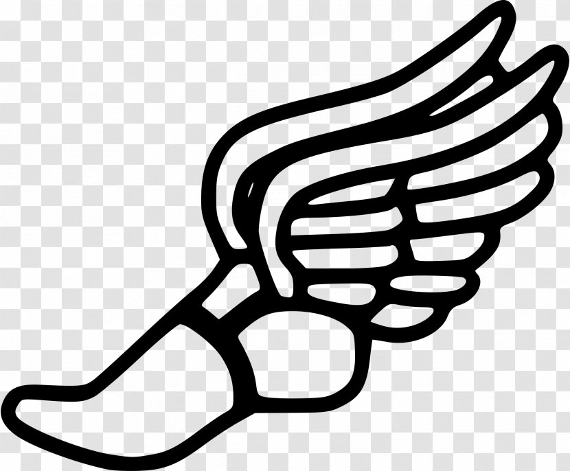 Track Spikes Shoe And Field Athletics Clip Art - Pixabay - Wings Cliparts Transparent PNG