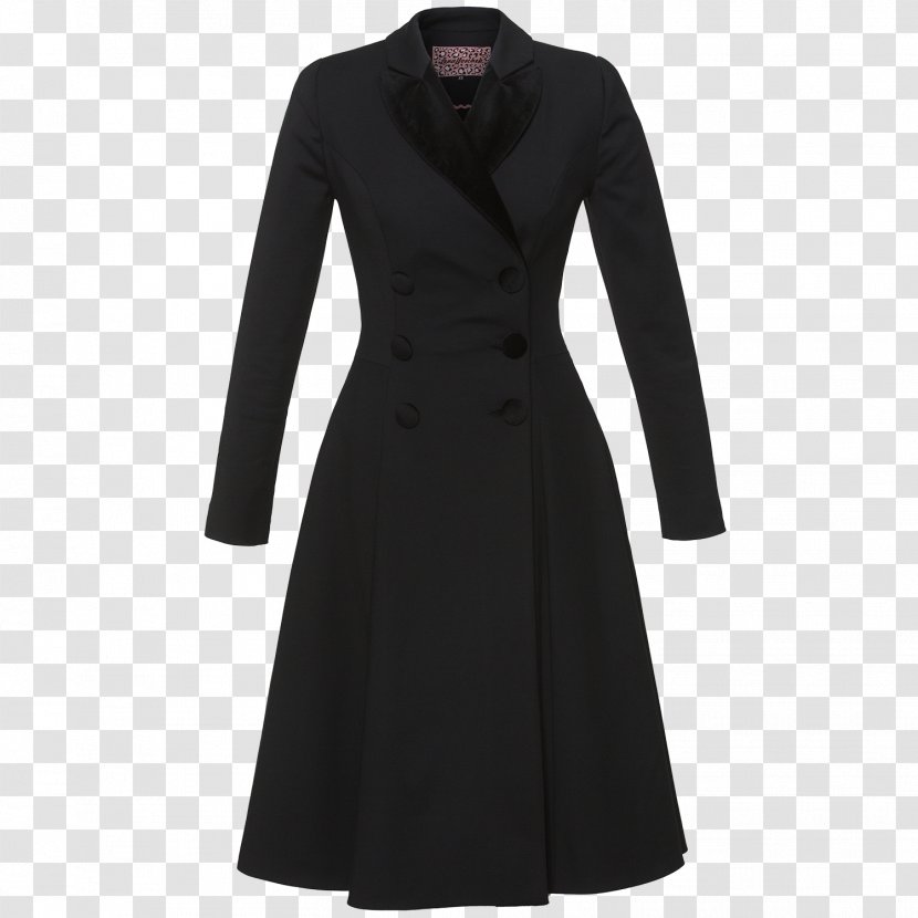 Coat Jacket Dress Hood Blazer - Top Transparent PNG