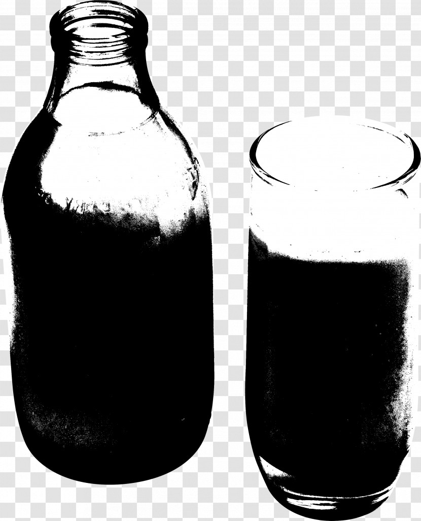 Drink Bottle Glass Bottle Glass Liquid Transparent PNG