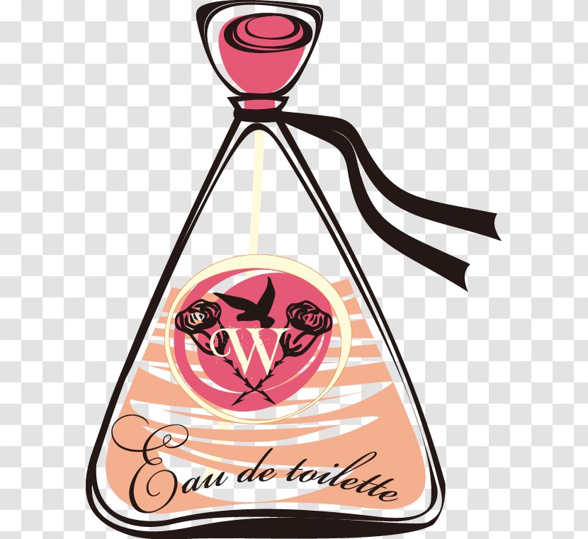 Perfume Bottle Computer File - Frame - Vector Transparent PNG