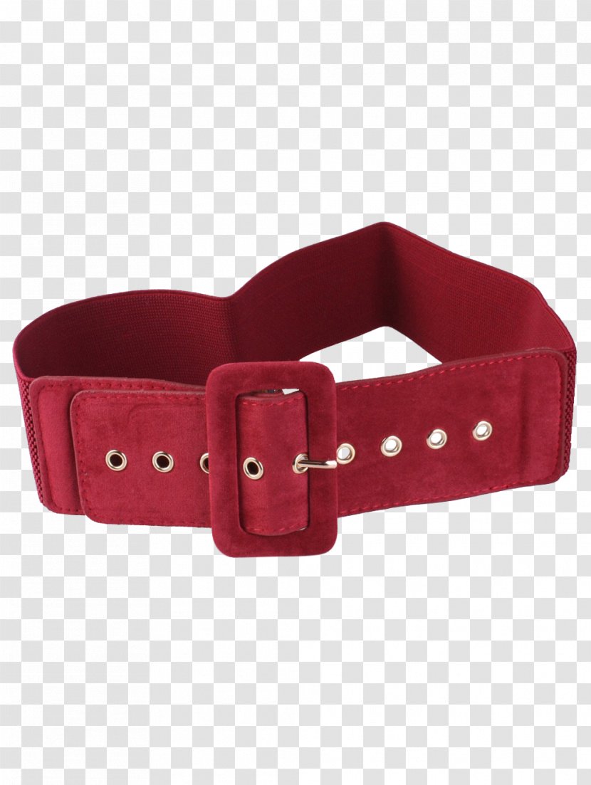 Belt Buckles Strap - Red - Wide Waist. Transparent PNG