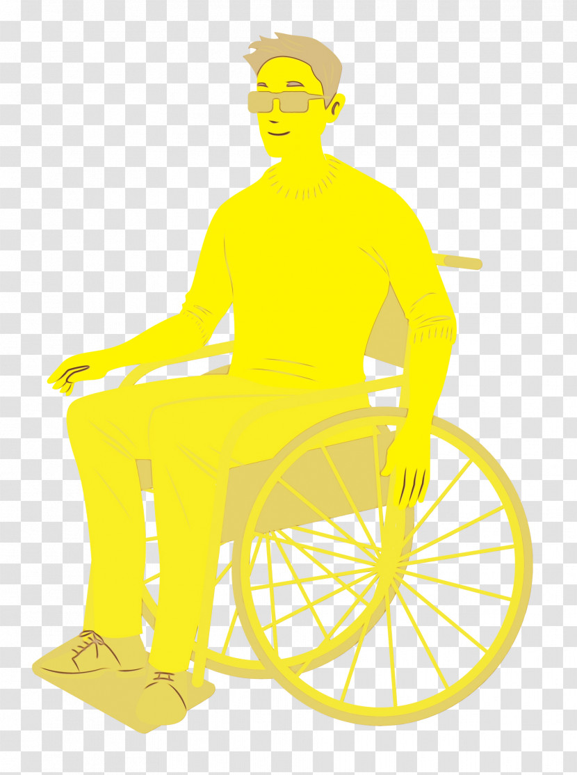 Human Chair Furniture Sitting Yellow Transparent PNG