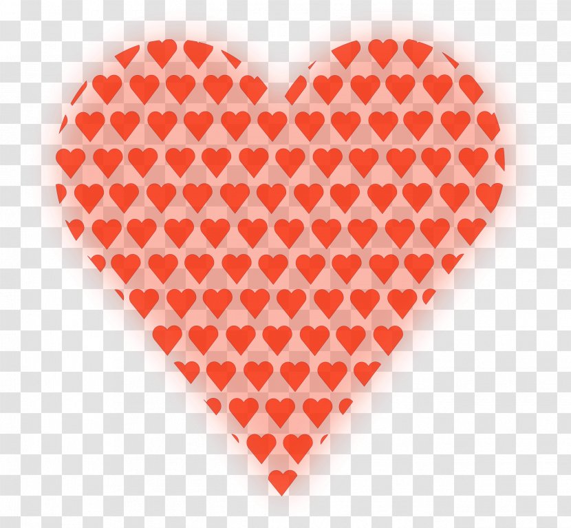 Heart Clip Art - Red - Be Light Of From Care Transparent PNG